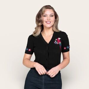 Collectif London June Parrot Cardigan